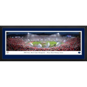 deluxe framed panorama 2023 Rose Bowl Game Champions - Penn State Nittany Lions